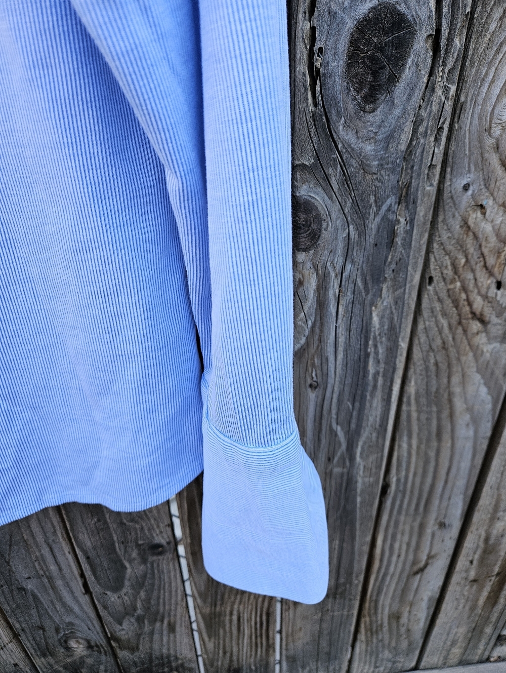 Liz Claiborne Pale Blue Collared Button-Up Blouse Women's Size M - Picture 9 of 16